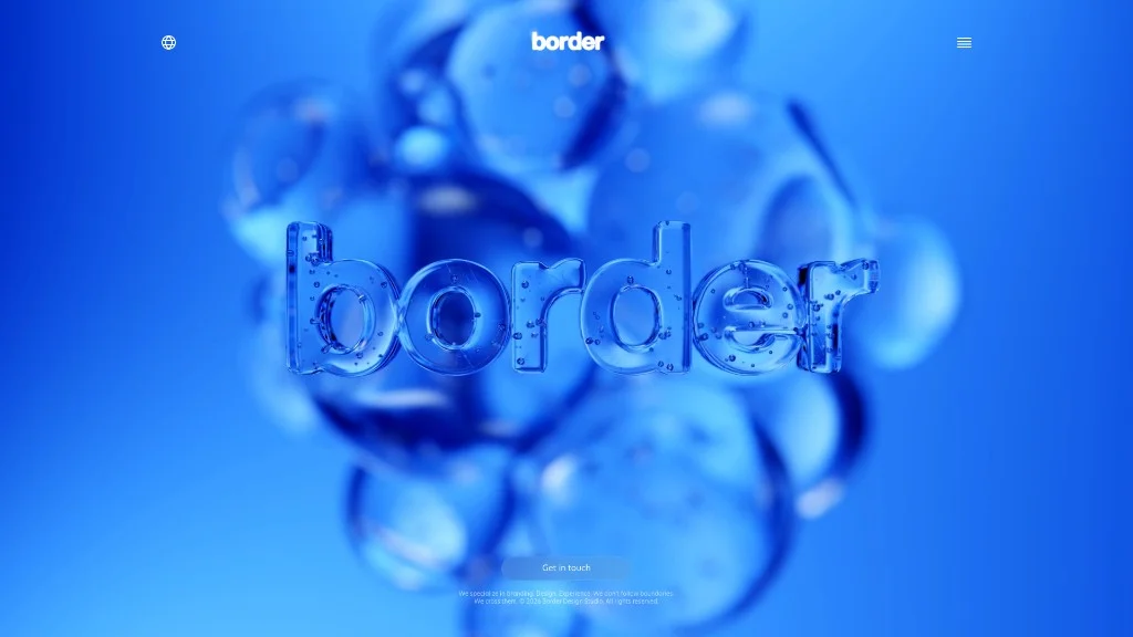Print da home do Border Design Studio